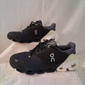 On Running Cloudflyer Men's Black and White Athletic Shoes